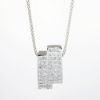 Picture of 3.50ct Diamond Pendant, 18k White Gold