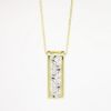 Picture of Diamond Slide Pendant, 14k Two-Tone Gold