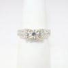 Picture of 0.57ct Old European Round Cut Diamond Ring, 18k White Gold
