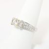 Picture of 0.57ct Old European Round Cut Diamond Ring, 18k White Gold