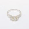 Picture of 0.57ct Old European Round Cut Diamond Ring, 18k White Gold