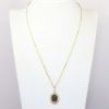 Picture of Ammolite and Diamond Pendant, 14k Yellow Gold