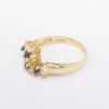 Picture of Sapphire and Diamond Ring, 14k Yellow Gold