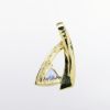 Picture of Tanzanite, Opal, and Diamond Pendant/Slide, 14k Yellow Gold