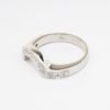 Picture of 0.38ct Diamond Crescent Band Ring, 14k White Gold