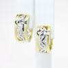 Picture of Diamond Hoop Earrings, 14k Two-Tone Gold