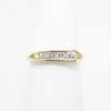 Picture of 0.25ct Asymmetrical Diamond Band Ring, 14k Yellow Gold