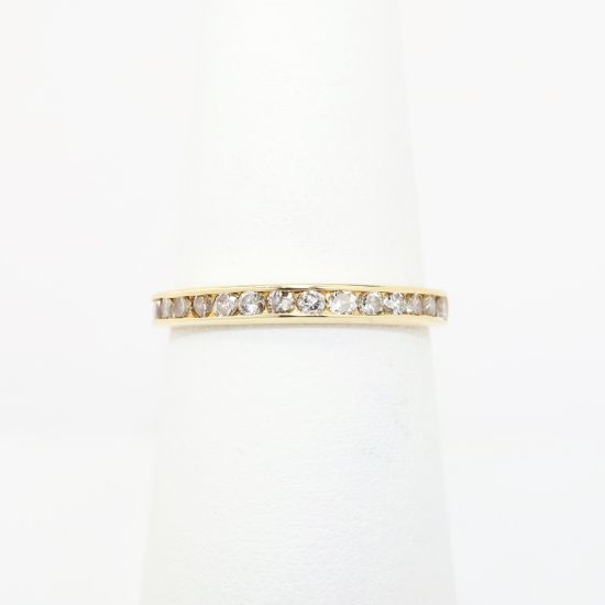 Picture of 0.40ct Diamond Band Ring in 14k Yellow Gold