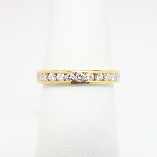 Picture of 1.30ct Diamond Band Ring in 18k Yellow Gold