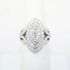 Picture of 3.25ct Diamond Cluster Ring in 14k White Gold