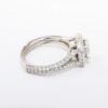 Picture of 1ct Round Brilliant Cut Diamond Ring in White Gold & Palladium
