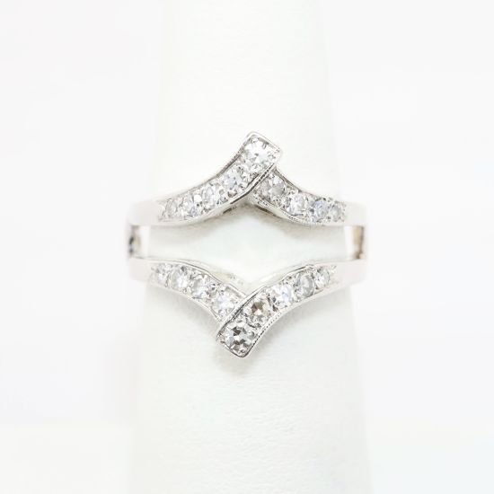 Picture of 0.66ct Diamond Insert Ring in 14k White Gold