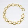 Picture of Oval Link Chain Bracelet in  14k Yellow Gold