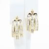 Picture of 2ct Diamond Triple Row Hoop Earrings in 14k Yellow Gold