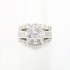 Picture of 3.75ct Diamond Cluster Ring in 14k White Gold