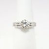 Picture of 1.28ct Round Brilliant Cut Diamond Solitaire Ring in 14k White Gold