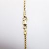 Picture of Amethyst and Diamond Flower Pendant Necklace in 14k Yellow Gold