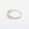 Picture of 14k White Gold & Diamond Contour Band Ring