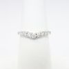 Picture of 14k White Gold & Diamond Contour Band Ring