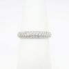 Picture of 14k White Gold & 0.50ct Pave Set Diamond Band Ring