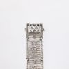 Picture of 14k White Gold Filigree & 2.00ct Diamond Bracelet with Safety Clasp