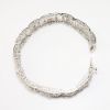 Picture of 14k White Gold Filigree & 2.00ct Diamond Bracelet with Safety Clasp
