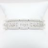 Picture of 14k White Gold Filigree & 2.00ct Diamond Bracelet with Safety Clasp