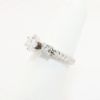 Picture of Art Deco Style 18k White Gold & 1.00ct Diamond 3-Stone Engagement Ring