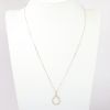 Picture of 14k Rose Gold & Diamond Teardrop Pendant Necklace