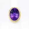 Picture of 14k Yellow Gold & Fantasy Oval Cut Amethyst Ring
