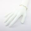 Picture of 14k Yellow Gold & Oval Cut Blue Topaz Bracelet with Dolphin Shaped Links