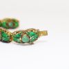 Picture of Vintage Gilt Chinese Export Silver Filigree, Cloisonné Enameled Butterflies & Jade Bracelet