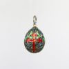 Picture of Vintage Sterling Silver & Cloisonné Enameled Fabergé Style Egg Pendant/Charm