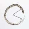 Picture of Art Deco Era Platinum & 14k White Gold Filigree, Diamond & Emerald Bracelet