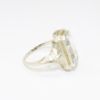 Picture of Vintage Art Deco Era 14k White Gold Filigree & Aquamarine Ring