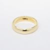 Picture of 14k Yellow Gold 4mm Half Round Men's Wedding Band, US Size 7.5