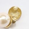Picture of Vintage Signed 1980's Givenchy Large Faux Pearl Drop Earrings