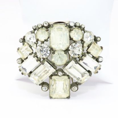 Picture of Vintage 1935-1945 Eisenberg Original Clear Rhinestone Fur Clip 