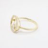 Picture of 14k Yellow Gold & Diamond Circle Ring