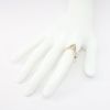 Picture of 14k Tri-Color Gold "Contour" Ring with Diamond Accent