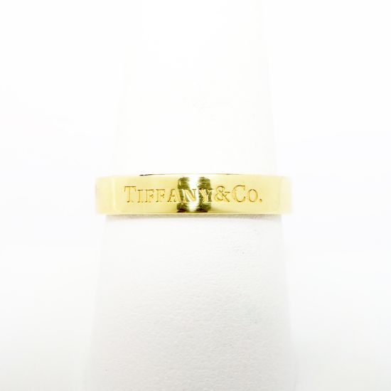 Picture of Tiffany & Co. 18k Yellow Gold Flat Band Ring