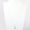 Picture of 14k Yellow Gold & Pearl Pendant/Necklace with Dolphins