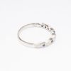 Picture of 14k White Gold, Diamond & Sapphire Geometric Band Ring