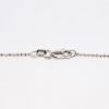 Picture of 14k White Gold & Diamond Infinity Symbol Necklace