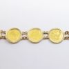 Picture of 14k Gold Animal Face Multi Coin Bracelet