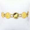 Picture of 14k Gold Animal Face Multi Coin Bracelet