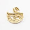 Picture of 14k Yellow Gold & Diamond Swan Brooch
