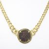Picture of Ancient Roman Coin Pendant with Diamond & 18k Yellow Gold Bezel & Chain