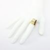 Picture of 14k Yellow Gold, Citrine and Smokey Quartz Statement Ring with Diamond Accents