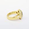 Picture of 18k Yellow Gold, Diamond & Oval Cut Iolite Ring
